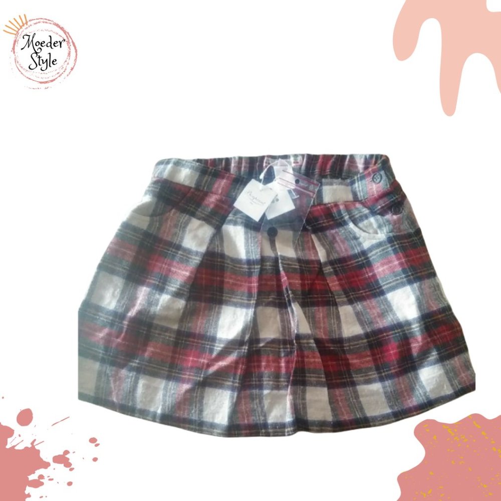 Bonpoint Girls toddler Size 8a checker skirt RW